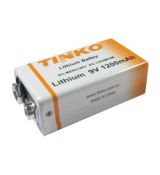TINKO Batéria lithiová ER9 (6F22) 9V 1200mAh