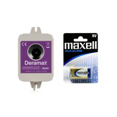 Deramax Odpudzovač - plašič kún a hlodavcov do auta Deramax-Auto + 9V batéria Maxell